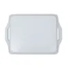 Cross-border melamine material double-ear tray, best-selling melamine plate, fruit, home living room coffee table, fruit plate, snack plate, fruit plate Specification image